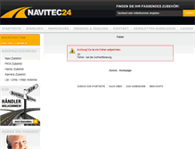 Tablet Screenshot of navitec24.de